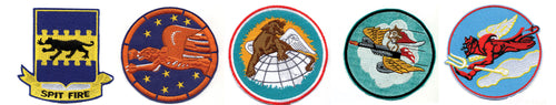 Tuskegee Airmen Squadron Patches