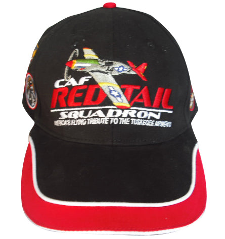 Hat featuring the Squadron Patches of the Tuskegee Airmen 